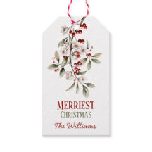 Weihnachten + Mistletoe + Familienname