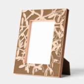 Weihnachten Mistletoe und Berries Botanisch Geätzte Rahmen (Links)