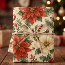 Weihnachten mit alten Weihnachtssternen und Stechp