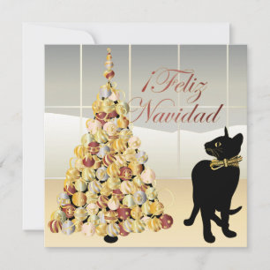 Weihnachten mit Bella Spanish Card/Einladung Einladung