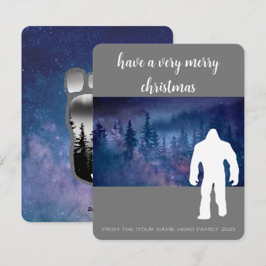 Weihnachten mit Bigfoot (Vorne/Hinten)