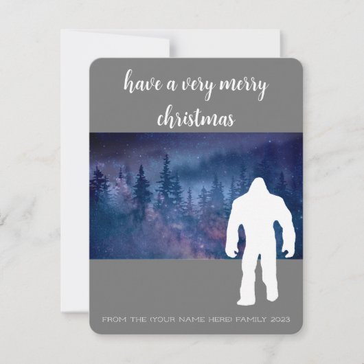 Weihnachten mit Bigfoot (Vorderseite)