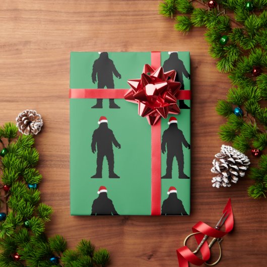 WEIHNACHTEN MIT BIGFOOT GESCHENKPAPIER (Feiertagsgeschenk)