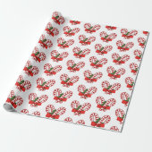 Weihnachten mit Bonbons Geschenkpapier (Ungerollt)
