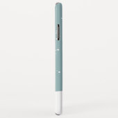 Weihnachten mit Cartoon Eisbär mit Namen Case-Mate iPhone Hülle (Hinten/Rechts)