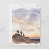 Weihnachten mit dem Baby Jesus, Mary & Joseph Einladung (Rückseite)