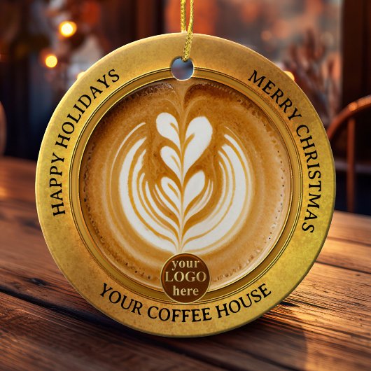 Weihnachten mit dem Coffee House Logo Keramik Ornament