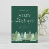 Weihnachten mit dem modernen Woodland Snow Busines (Stehend Vorderseite)