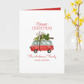 Weihnachten mit dem...Vintager Wasserfarbvan Karte (Gelbe Blume)