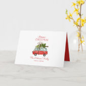 Weihnachten mit dem...Vintager Wasserfarbvan Karte (Gelbe Blume)