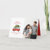 Weihnachten mit dem...Vintager Wasserfarbvan Karte (Vorderseite)