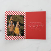 Weihnachten mit dem...Vintages Foto Karte (Innenseite)