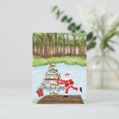 Weihnachten mit dem Weihnachtsmann (Stehend Vorderseite)