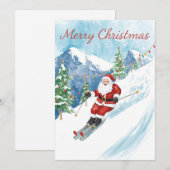 Weihnachten mit dem Weihnachtsmann auf dem Berg (Vorne/Hinten)