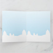 Weihnachten mit dem Weihnachtsmann, Rudolph, Polar Karte (Innenseite)