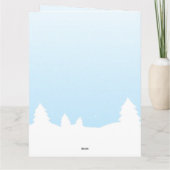 Weihnachten mit dem Weihnachtsmann, Rudolph, Polar Karte (Rückseite)