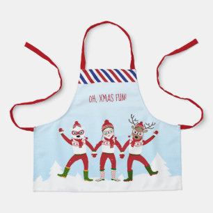 Weihnachten mit dem Weihnachtsmann, Rudolph, Polar Schürze