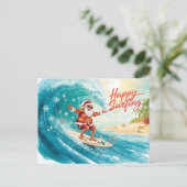Weihnachten mit dem WEIHNACHTSMANN surfen (Stehend Vorderseite)