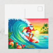 Weihnachten mit dem Weihnachtsmann surfen (Vorne/Hinten)