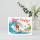 Weihnachten mit dem WEIHNACHTSMANN surfen (Stehend Vorderseite)