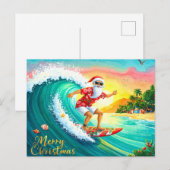Weihnachten mit dem Weihnachtsmann surfen (Vorne/Hinten)