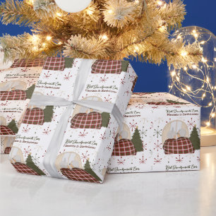 Weihnachten mit den besten Großeltern nach Maß Geschenkpapier