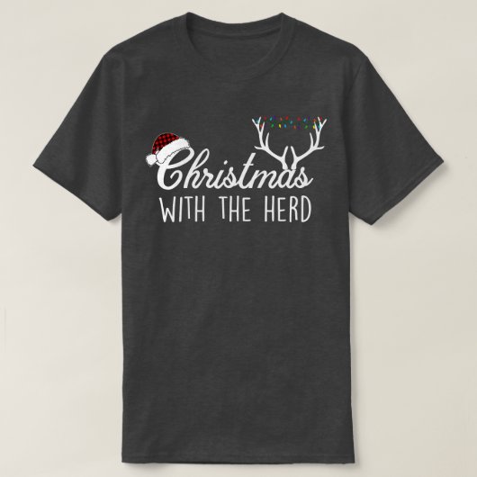 Weihnachten mit der Herde T-Shirt (Design vorne)