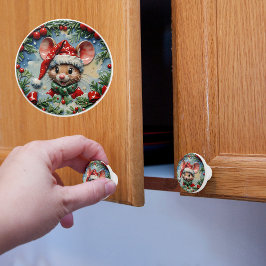 Weihnachten mit der Maus Keramikknauf