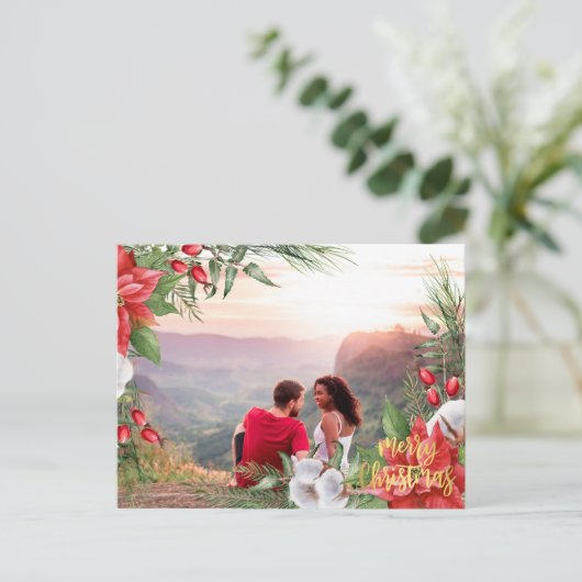 Weihnachten mit eigenem Foto (Stehend Vorderseite)