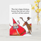 Weihnachten mit einem Freund Karte (Gelbe Blume)