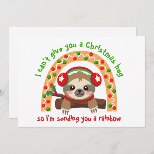 Weihnachten mit einem Regenbogen (Vorne/Hinten)