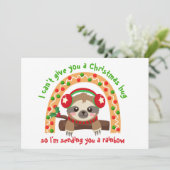 Weihnachten mit einem Regenbogen (Stehend Vorderseite)