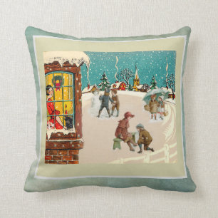Weihnachten mit einem wunderbaren Vintage-Gefühl Kissen