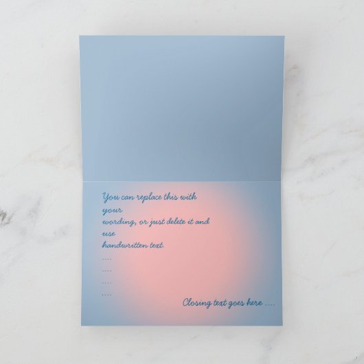 Weihnachten mit Elstern und Blasen 2 (Innenseite)