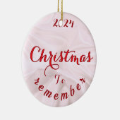 Weihnachten mit familiärem Dekor Keramik Ornament (Rechts)