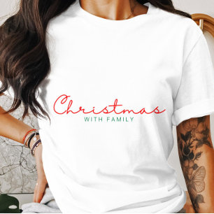 Weihnachten mit Familie T-Shirt