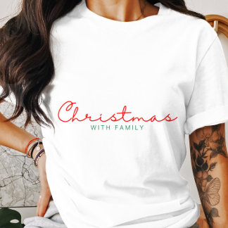 Weihnachten mit Familie T-Shirt