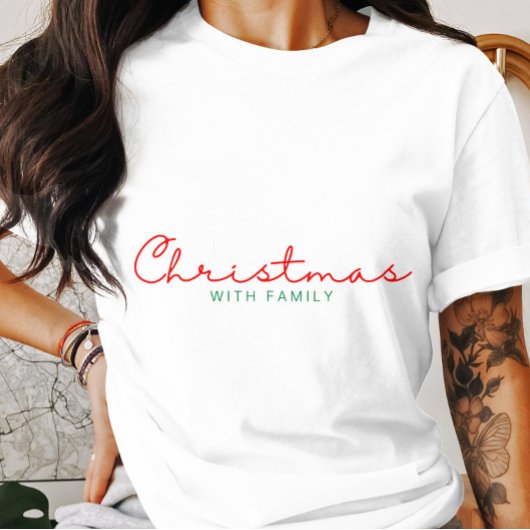 Weihnachten mit Familie T-Shirt