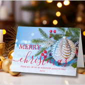 Weihnachten mit Firmenlogo