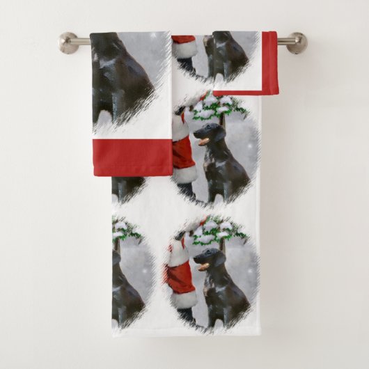 Weihnachten mit Flachbildschirm Badhandtuch Set (Insitu)