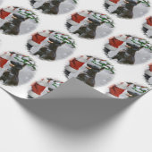 Weihnachten mit Flachbildschirm Geschenkpapier (Ecke)