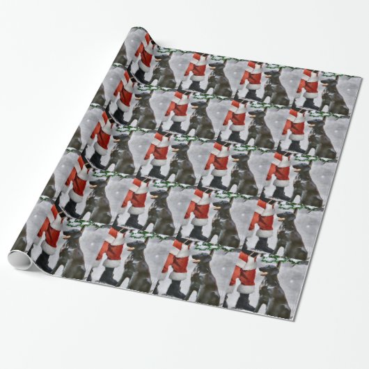 Weihnachten mit Flachbildschirm Geschenkpapier (Ungerollt)