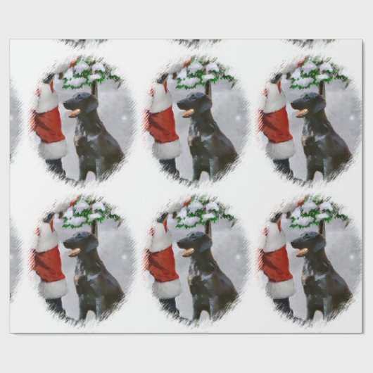 Weihnachten mit Flachbildschirm Geschenkpapier (Flach)