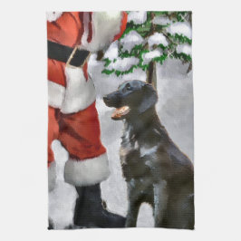 Weihnachten mit Flachbildschirm Küchentuch