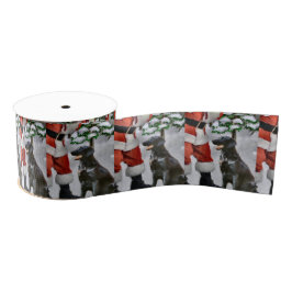 Weihnachten mit Flachbildschirm Ripsband