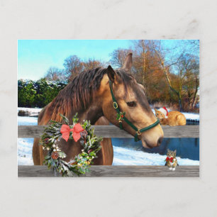 "Weihnachten mit Freunden" Postkarte