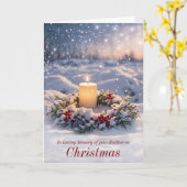 Weihnachten mit Gedenkstätte Karte (Gelbe Blume)