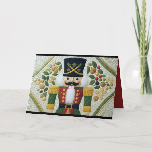 Weihnachten mit gequiltem Design Nutcracker (Vorderseite)