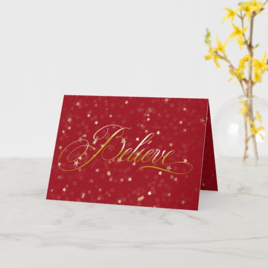 Weihnachten mit Goldstars Karte (Gelbe Blume)