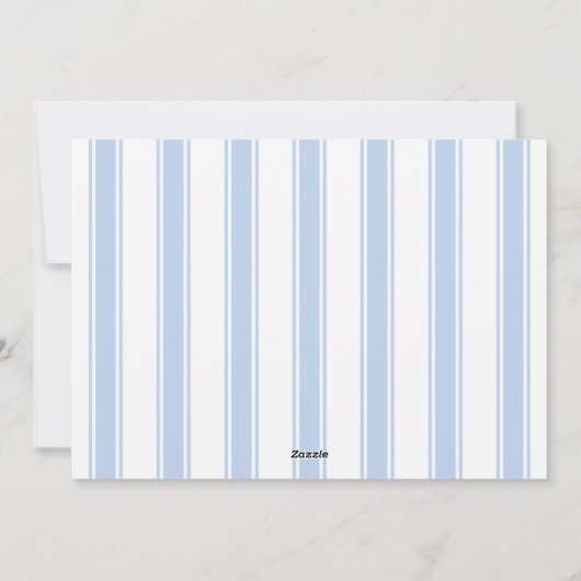 Weihnachten mit Handgemälden in Blau und Weiß (Rückseite)